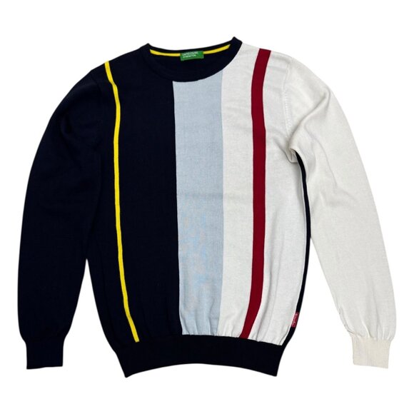 UNITED COLORS OF BENETTON Cotton Business Casual Designer Sweater Mens Medium - Picture 1 of 5